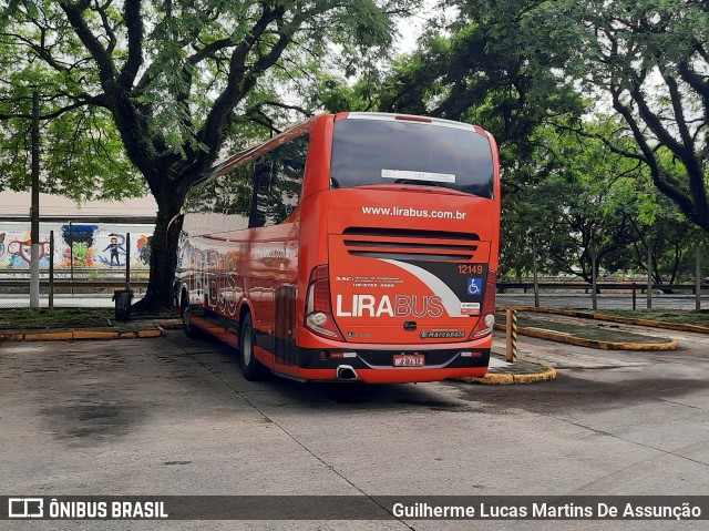 Lirabus 12149 na cidade de São Paulo, São Paulo, Brasil, por Guilherme Lucas Martins De Assunção. Número da foto: #8467963.