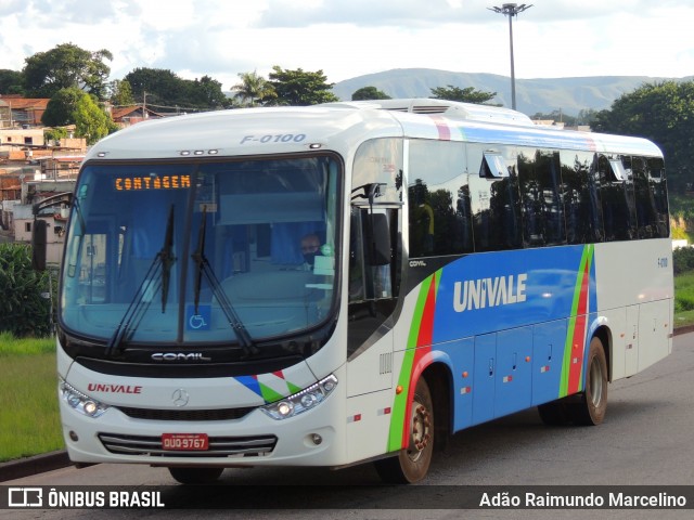 Univale Transportes F-0100 na cidade de Belo Horizonte, Minas Gerais, Brasil, por Adão Raimundo Marcelino. Número da foto: #8469515.