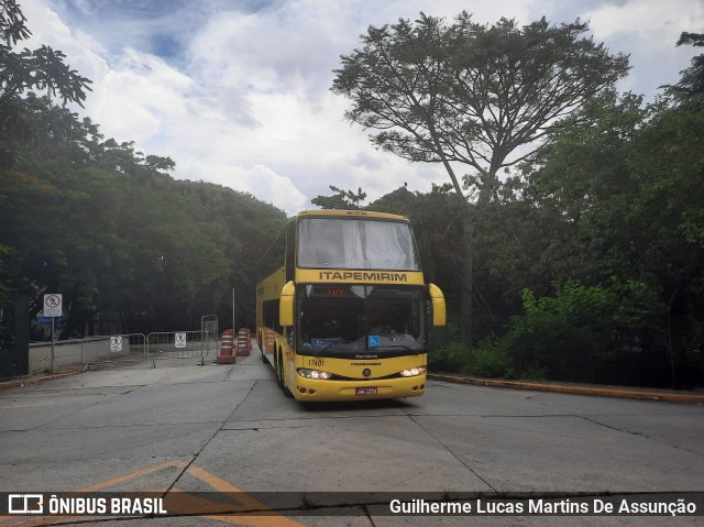 Viação Itapemirim 17401 na cidade de São Paulo, São Paulo, Brasil, por Guilherme Lucas Martins De Assunção. Número da foto: #8467958.