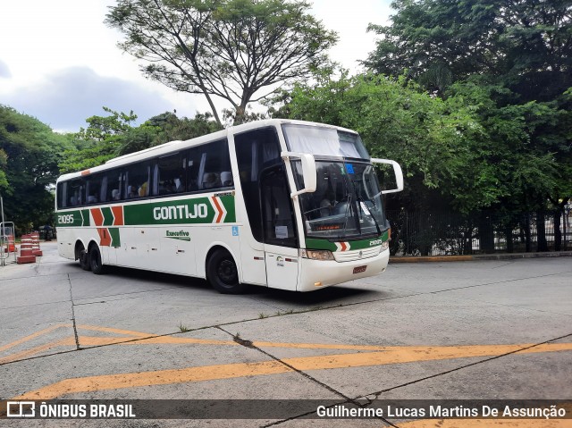 Empresa Gontijo de Transportes 21095 na cidade de São Paulo, São Paulo, Brasil, por Guilherme Lucas Martins De Assunção. ID da foto: 8467908.