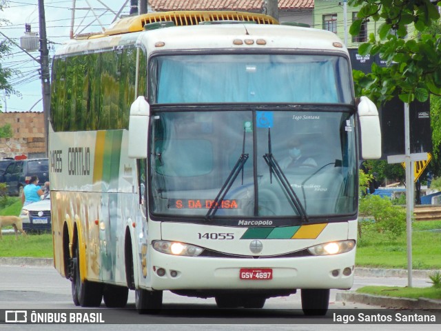 Empresa Gontijo de Transportes 14055 na cidade de Eunápolis, Bahia, Brasil, por Iago Santos Santana. Número da foto: #8469093.