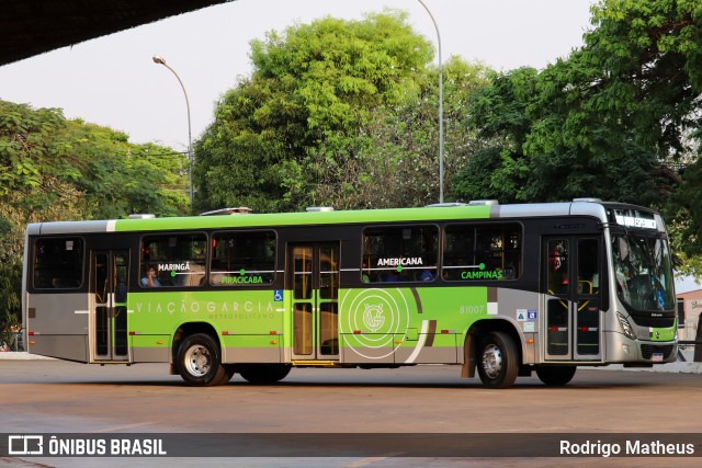 Viação Garcia 81007 na cidade de Maringá, Paraná, Brasil, por Rodrigo Matheus. ID da foto: 8468657.