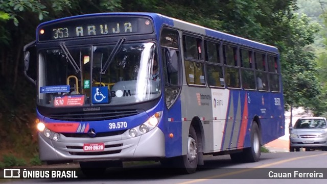 Viação Arujá 39.570 na cidade de Itaquaquecetuba, São Paulo, Brasil, por Cauan Ferreira. Número da foto: #8469174.