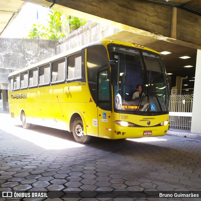 Viação Itapemirim 8501 na cidade de Belo Horizonte, Minas Gerais, Brasil, por Bruno Guimarães. ID da foto: 8469751.