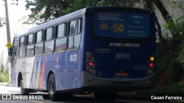 Viação Arujá 39.570 na cidade de Itaquaquecetuba, São Paulo, Brasil, por Cauan Ferreira. ID da foto: 8469203.