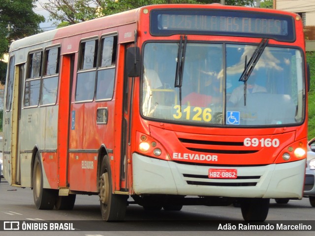 Viação Santa Edwiges 69160 na cidade de Belo Horizonte, Minas Gerais, Brasil, por Adão Raimundo Marcelino. ID da foto: 8469720.