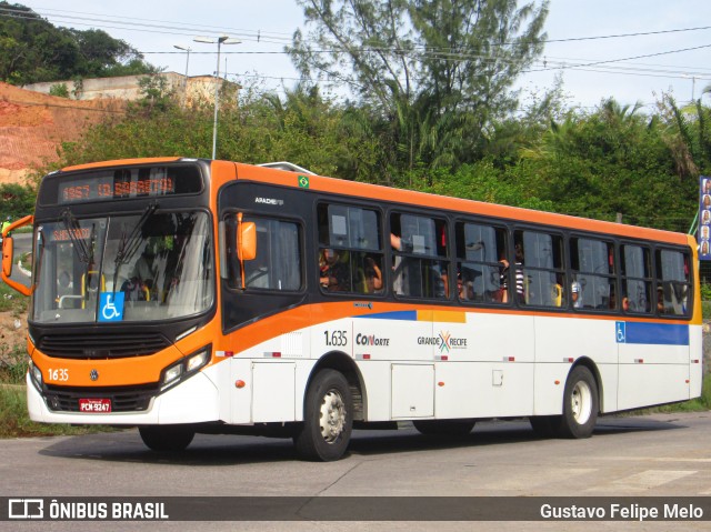 Itamaracá Transportes 1.635 na cidade de Paulista, Pernambuco, Brasil, por Gustavo Felipe Melo. ID da foto: 8469165.