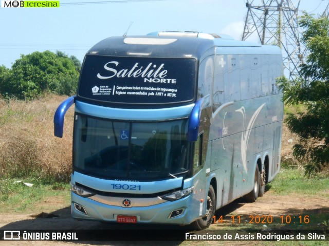 Expresso Satélite Norte 19021 na cidade de Teresina, Piauí, Brasil, por Francisco de Assis Rodrigues da Silva. ID da foto: 8417746.