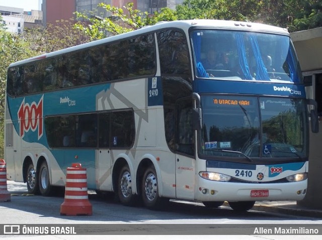 Auto Viação 1001 2410 na cidade de São Paulo, São Paulo, Brasil, por Allen Maximiliano. ID da foto: 8418156.