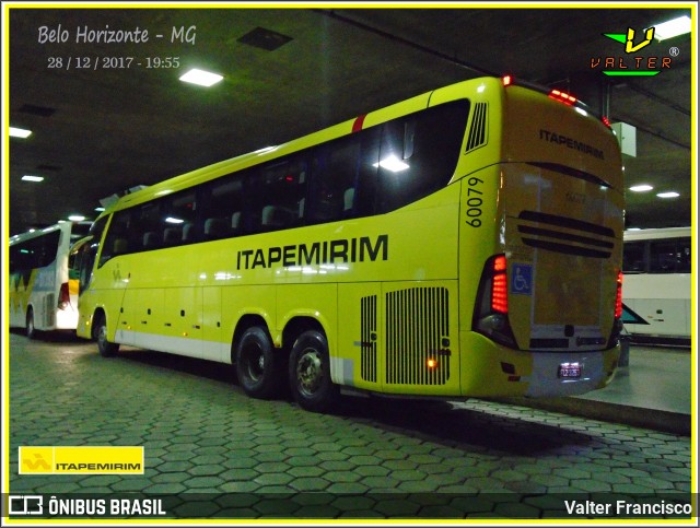 Viação Itapemirim 60079 na cidade de Belo Horizonte, Minas Gerais, Brasil, por Valter Francisco. Número da foto: #8417241.