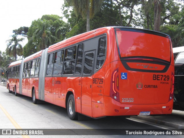Transporte Coletivo Glória BE729 na cidade de Curitiba, Paraná, Brasil, por Tarcisio Rodrigues da Silva. Número da foto: #8418433.
