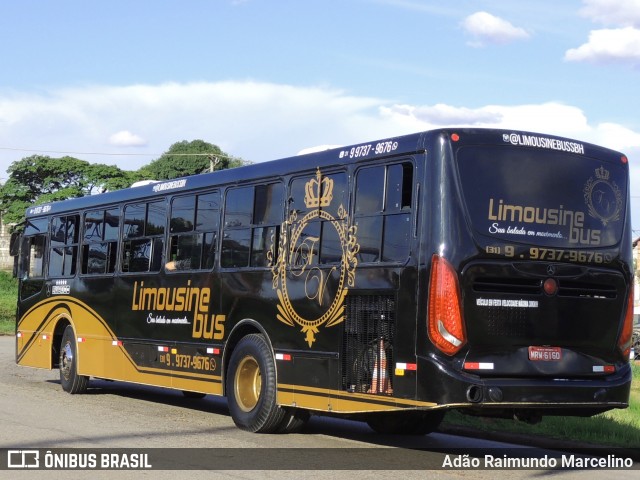 Ônibus Particulares 6160 na cidade de Belo Horizonte, Minas Gerais, Brasil, por Adão Raimundo Marcelino. Número da foto: #8419349.