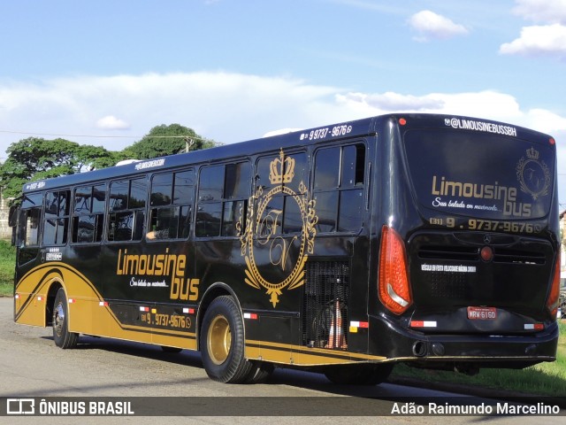 Ônibus Particulares 6160 na cidade de Belo Horizonte, Minas Gerais, Brasil, por Adão Raimundo Marcelino. ID da foto: 8419349.