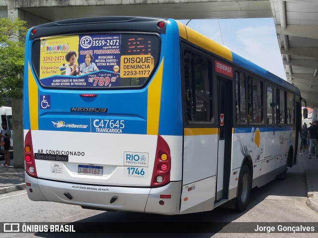 Viação Redentor C47645 na cidade de Rio de Janeiro, Rio de Janeiro, Brasil, por Jorge Gonçalves. Número da foto: #8417987.