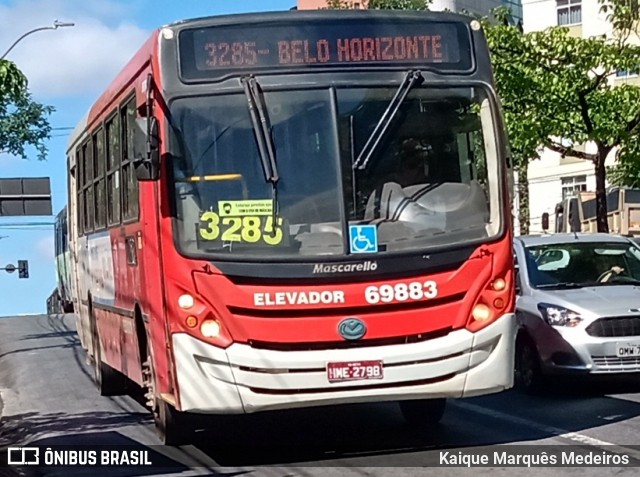 Viação Santa Edwiges 69883 na cidade de Belo Horizonte, Minas Gerais, Brasil, por Kaique Marquês Medeiros . Número da foto: #8417754.