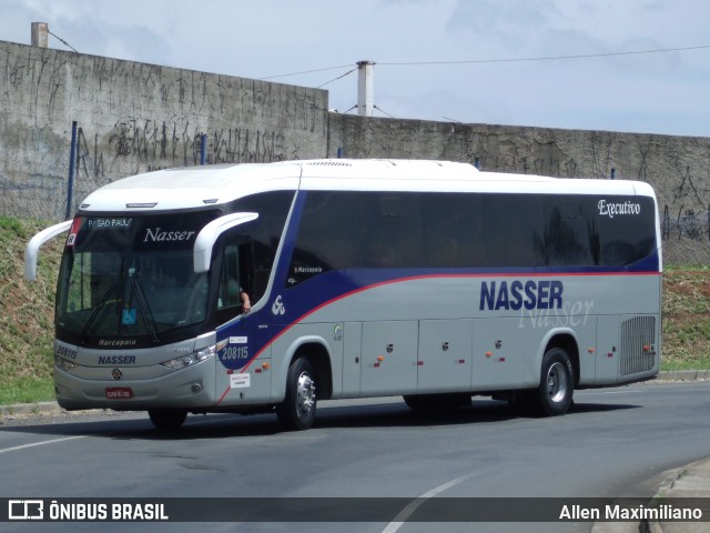 Viação Nasser 208115 na cidade de Campinas, São Paulo, Brasil, por Allen Maximiliano. Número da foto: #8418282.