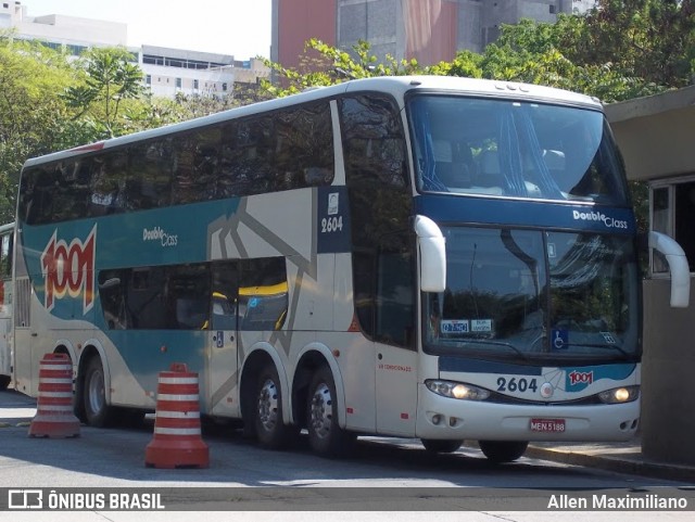 Auto Viação 1001 2604 na cidade de São Paulo, São Paulo, Brasil, por Allen Maximiliano. ID da foto: 8418174.