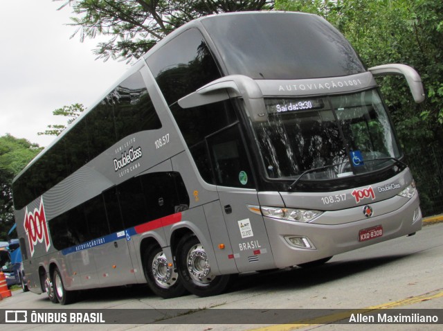 Auto Viação 1001 108.517 na cidade de São Paulo, São Paulo, Brasil, por Allen Maximiliano. ID da foto: 8418042.