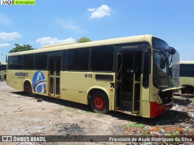 Andrade Transportes 10-112 na cidade de Teresina, Piauí, Brasil, por Francisco de Assis Rodrigues da Silva. Número da foto: #8417676.