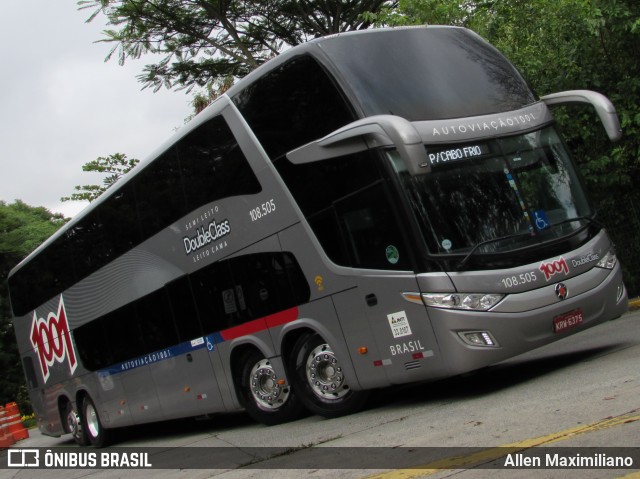 Auto Viação 1001 108.505 na cidade de São Paulo, São Paulo, Brasil, por Allen Maximiliano. Número da foto: #8418027.