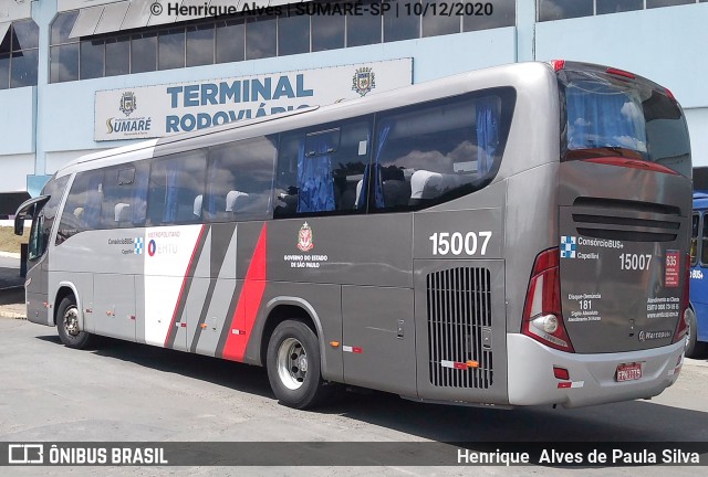 Transportes Capellini 15007 na cidade de Sumaré, São Paulo, Brasil, por Henrique Alves de Paula Silva. ID da foto: 8471735.