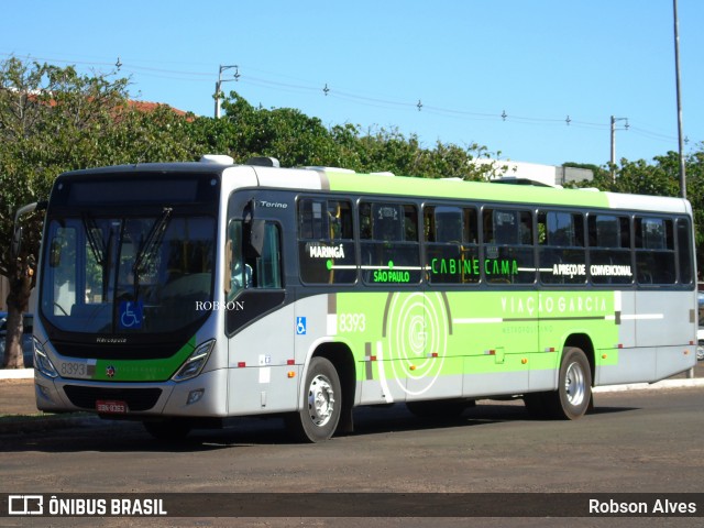 Viação Garcia 8393 na cidade de Paranavaí, Paraná, Brasil, por Robson Alves. ID da foto: 8472856.