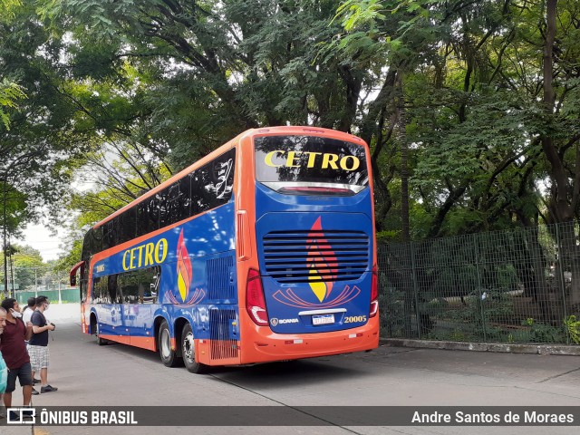 Viação Cetro 20005 na cidade de São Paulo, São Paulo, Brasil, por Andre Santos de Moraes. Número da foto: #8471475.
