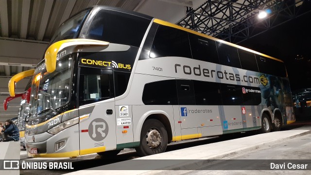 RodeRotas - Rotas de Viação do Triângulo 7401 na cidade de Santos, São Paulo, Brasil, por Davi Cesar. Número da foto: #8470603.