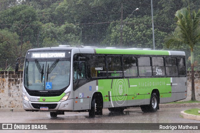 Viação Garcia 81057 na cidade de Maringá, Paraná, Brasil, por Rodrigo Matheus. Número da foto: #8472816.