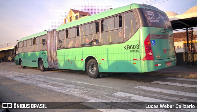 Viação Tamandaré KB603 na cidade de Curitiba, Paraná, Brasil, por Lucas Weber Calizario. ID da foto: 8470147.