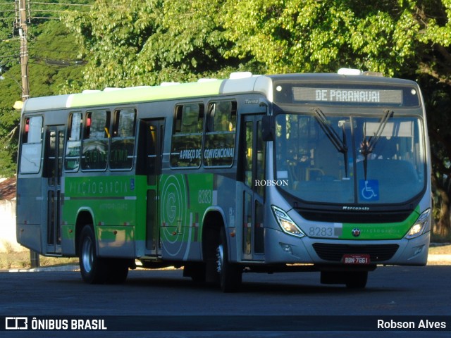 Viação Garcia 8283 na cidade de Paranavaí, Paraná, Brasil, por Robson Alves. Número da foto: #8472869.