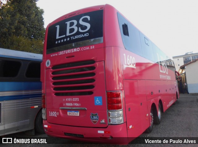 LBS Turismo 1600 na cidade de Itaúna, Minas Gerais, Brasil, por Vicente de Paulo Alves. ID da foto: 8470122.