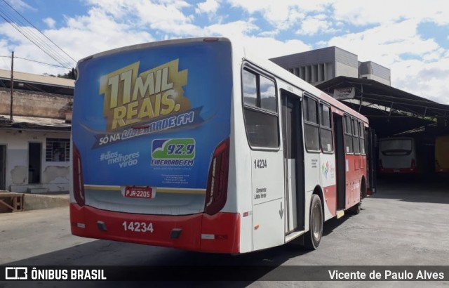 Expresso Unir 14234 na cidade de Pedro Leopoldo, Minas Gerais, Brasil, por Vicente de Paulo Alves. Número da foto: #8472005.