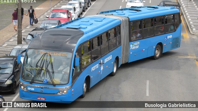 VCG - Viação Campos Gerais 1349 na cidade de Ponta Grossa, Paraná, Brasil, por Busologia Gabrielística. Número da foto: #8472095.
