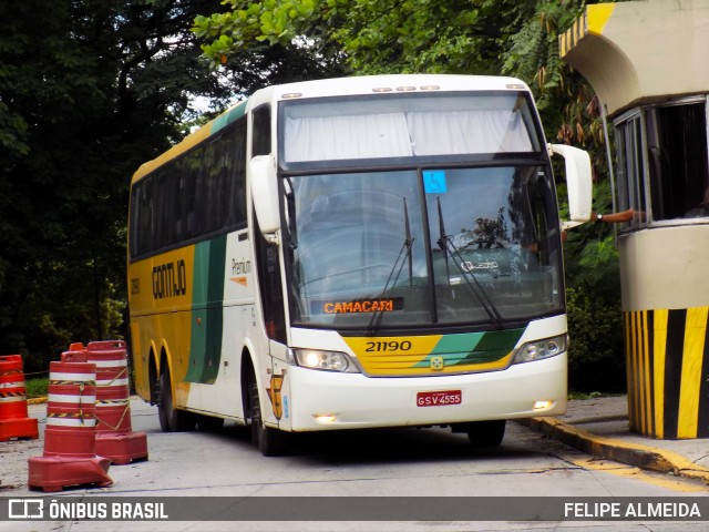 Empresa Gontijo de Transportes 21190 na cidade de São Paulo, São Paulo, Brasil, por FELIPE ALMEIDA. ID da foto: 8472030.