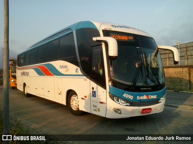 VUSC - Viação União Santa Cruz 4090 na cidade de Itajaí, Santa Catarina, Brasil, por Jonatan Eduardo Jurk Ramos. ID da foto: 8471251.