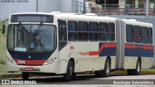 Viação Santana Iapó 2504 na cidade de Castro, Paraná, Brasil, por Busologia Gabrielística. ID da foto: 8472160.