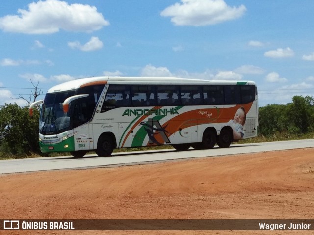 Empresa de Transportes Andorinha 6063 na cidade de Cuiabá, Mato Grosso, Brasil, por Wagner Junior. ID da foto: 8470181.