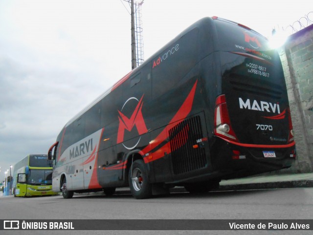 Marvi Fretamento e Turismo 7070 na cidade de Duque de Caxias, Rio de Janeiro, Brasil, por Vicente de Paulo Alves. ID da foto: 8470116.