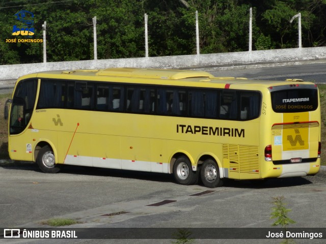 Viação Itapemirim 5727 na cidade de Aracaju, Sergipe, Brasil, por José Domingos. ID da foto: 8471920.