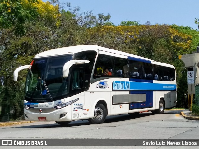 VIDA - Viação Danúbio Azul 18.006 na cidade de São Paulo, São Paulo, Brasil, por Savio Luiz Neves Lisboa. Número da foto: #8474833.