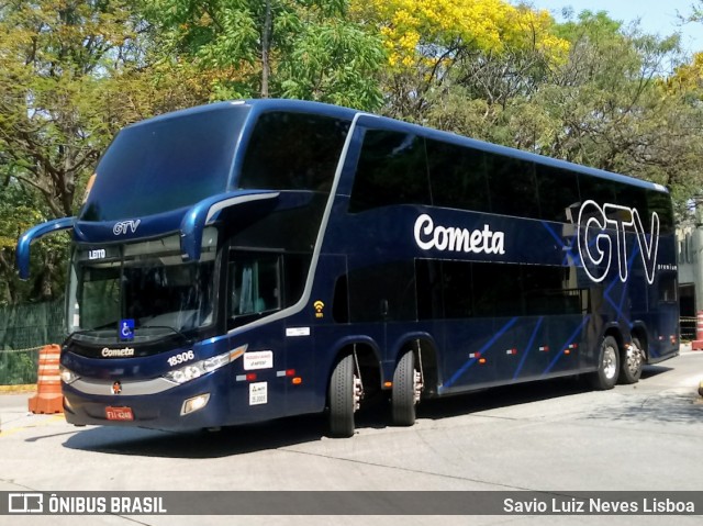 Viação Cometa 18306 na cidade de São Paulo, São Paulo, Brasil, por Savio Luiz Neves Lisboa. Número da foto: #8474860.