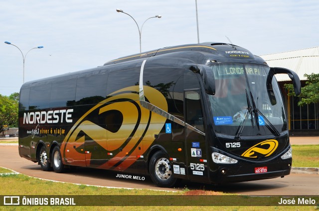 Expresso Nordeste 5125 na cidade de Maringá, Paraná, Brasil, por José Melo. ID da foto: 8475688.