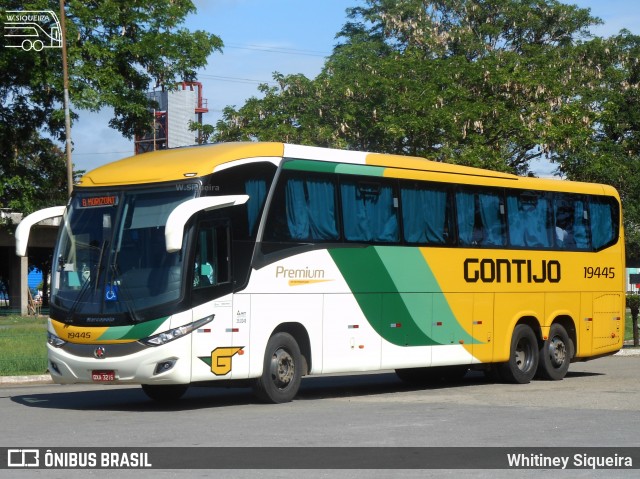 Empresa Gontijo de Transportes 19445 na cidade de Vitória, Espírito Santo, Brasil, por Whitiney Siqueira. ID da foto: 8473798.