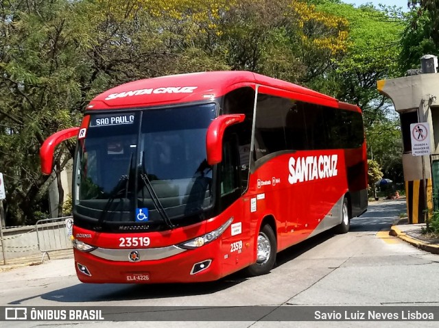 Viação Santa Cruz 23519 na cidade de São Paulo, São Paulo, Brasil, por Savio Luiz Neves Lisboa. ID da foto: 8474808.