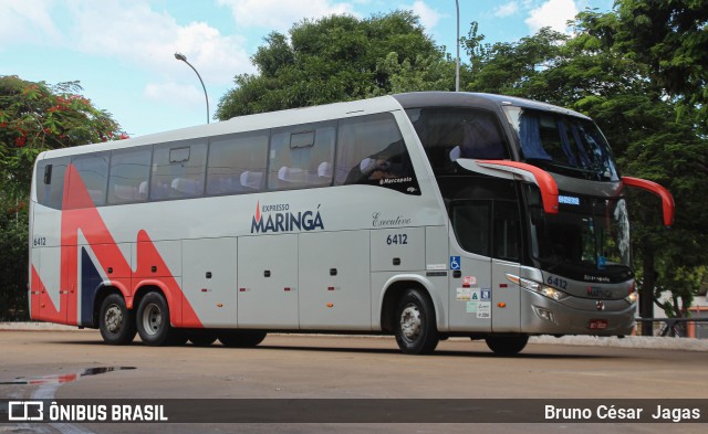 Expresso Maringá 6412 na cidade de Maringá, Paraná, Brasil, por Bruno César  Jagas. ID da foto: 8474109.