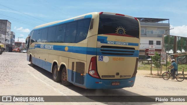 Viação Novo Horizonte 1024111 na cidade de Tanhaçu, Bahia, Brasil, por Flávio  Santos. Número da foto: #8474367.
