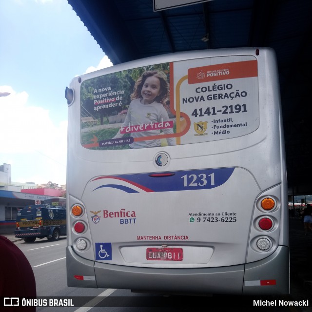 BBTT - Benfica Barueri Transporte e Turismo 1231 na cidade de Itapevi, São Paulo, Brasil, por Michel Nowacki. Número da foto: #8474015.