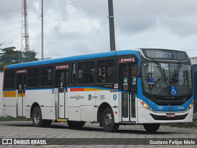 Transportadora Globo 785 na cidade de Recife, Pernambuco, Brasil, por Gustavo Felipe Melo. Número da foto: #8474899.