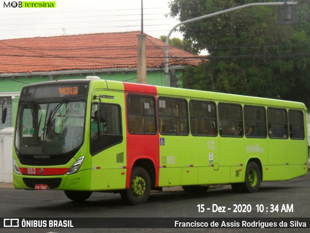 Transportes São Cristóvão 02553 na cidade de Teresina, Piauí, Brasil, por Francisco de Assis Rodrigues da Silva. Número da foto: #8474540.